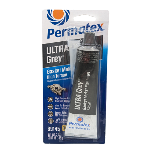 Permatex Ultra Grey Rigid High Torque RTV Gasket Maker 85g PX89145A thumbnail