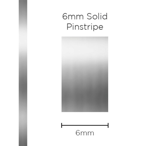 SAAS 1299 Pinstripe 6Mm Solid Chrome Mylar thumbnail