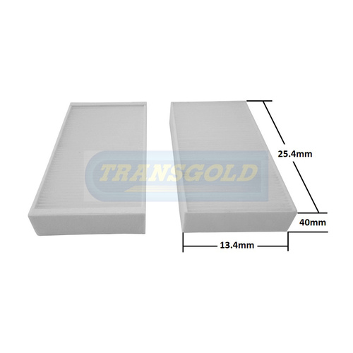 Transgold Cabin/pollen Filter TCF254 RCA254P thumbnail