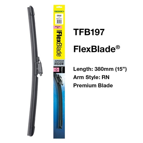 Tridon Flexblade Wiper Blade - 1Pc 380mm (15") TFB197 thumbnail