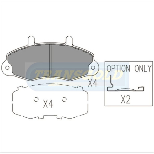 Front Brake Disc Pads TG1340N DB1340 thumbnail