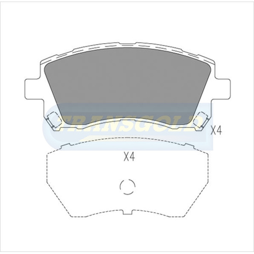 Front Brake Disc Pads TG1342N DB1342 thumbnail