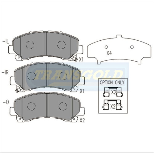 Front Brake Disc Pads TG1841N DB1841 thumbnail