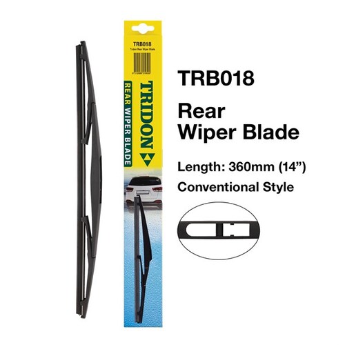 Tridon Rear Wiper Arm & Blade Kit TRA008 TRB018 thumbnail
