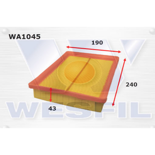 Wesfil Cooper Air Filter A1410 WA1045 thumbnail
