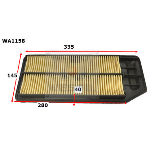 Wesfil Cooper Air Filter Wa1158 A1508 thumbnail