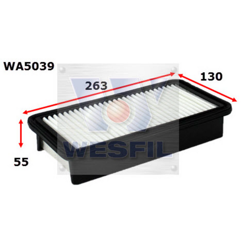 Wesfil Cooper Air Filter WA5039 A1587 thumbnail