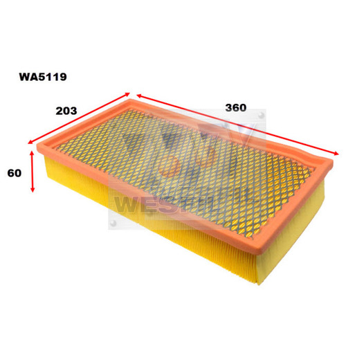 Wesfil Cooper Air Filter Wa5119 thumbnail