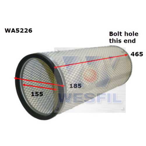 Wesfil Cooper Air Filter Wa5226 Hda5485 thumbnail