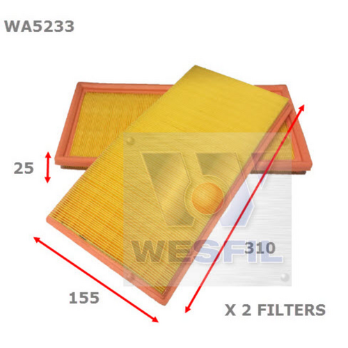 Wesfil Cooper Air Filter Wa5233 A2026 thumbnail