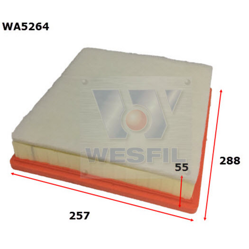 Wesfil Cooper Air Filter Wa5264 thumbnail