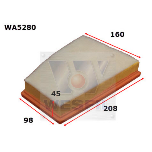 Wesfil Cooper Air Filter Wa5280 thumbnail