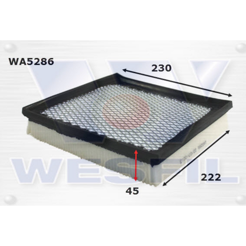 Wesfil Cooper Air Filter WA5286 A1973 thumbnail