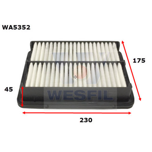Wesfil Cooper Air Filter Wa5352 A1860 thumbnail