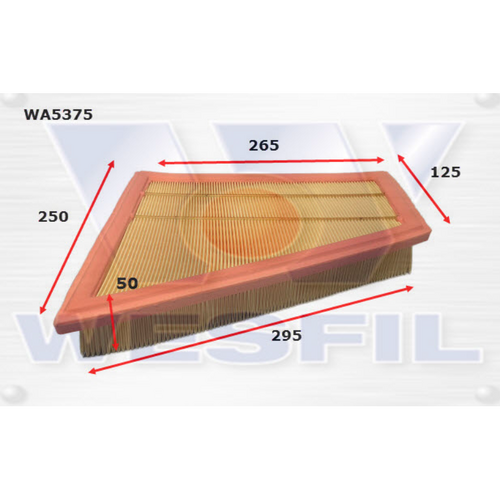 Wesfil Cooper Air Filter WA5375 A1983 thumbnail