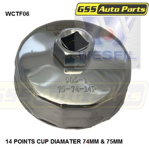 Wesfil Cooper Oil Filter & Remover Tool WCO135NM-WCTF06 thumbnail