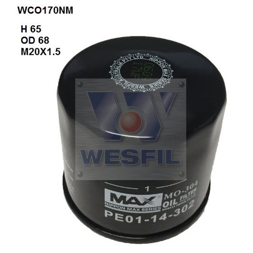 Nippon Max Pack Of 3 Oil Filters WCO170NM-3 thumbnail