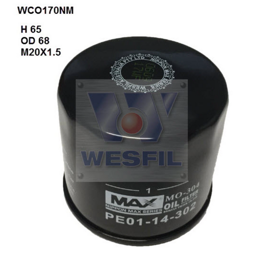 Nippon Max Engine Oil Filter WCO170NM thumbnail