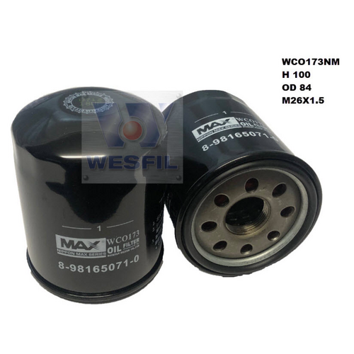 Nippon Max Engine Oil Filter WCO173NM Z929 thumbnail