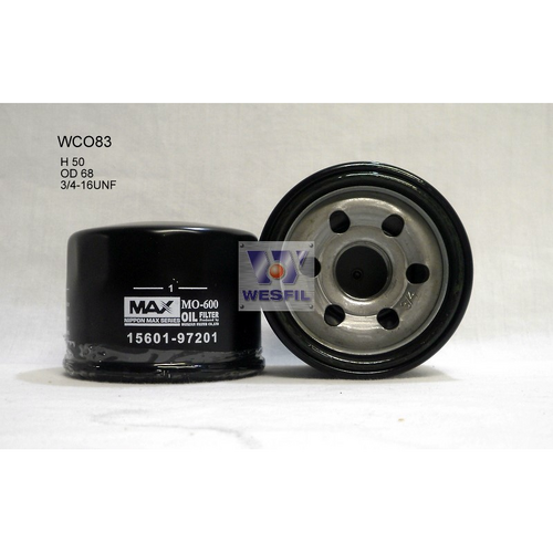 Nippon Max Engine Oil Filter WCO83NM thumbnail
