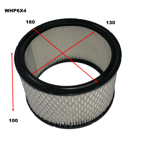 Wesfil Cooper 6X4" Sports Air Filter WHP6X4 thumbnail