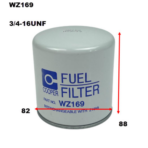 Wesfil Cooper Diesel Fuel Filter WZ169 thumbnail