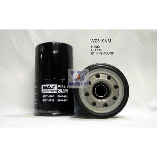 Nippon Max Oil Filter Wz319Nm Z319 thumbnail