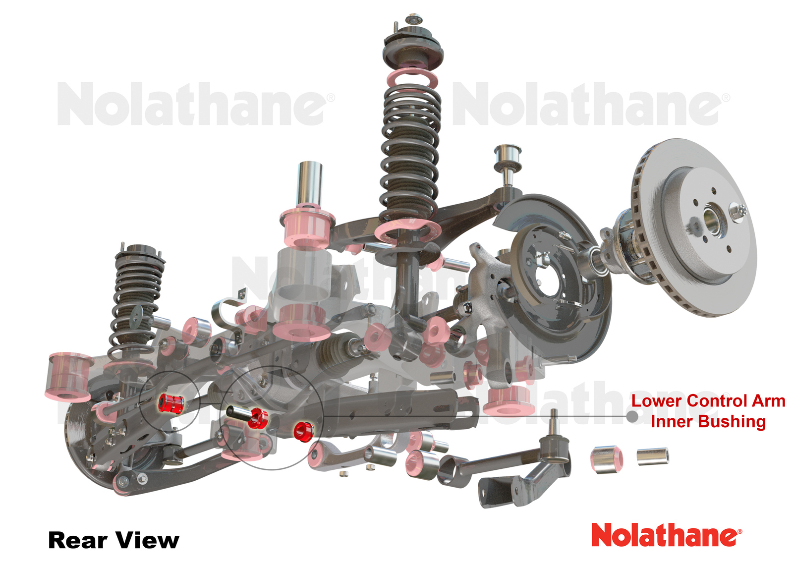 Nolathane Rear Control Arm Lower Rear Inner Bushing 46329