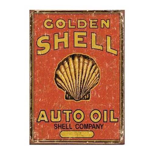 Nostalgic Novelty Tin Sign Shell Reproduction 32 x 41mm 1973S thumbnail