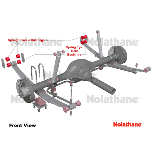 Nolathane Spring - Eye Rear And Shackle Bushing 47340 thumbnail