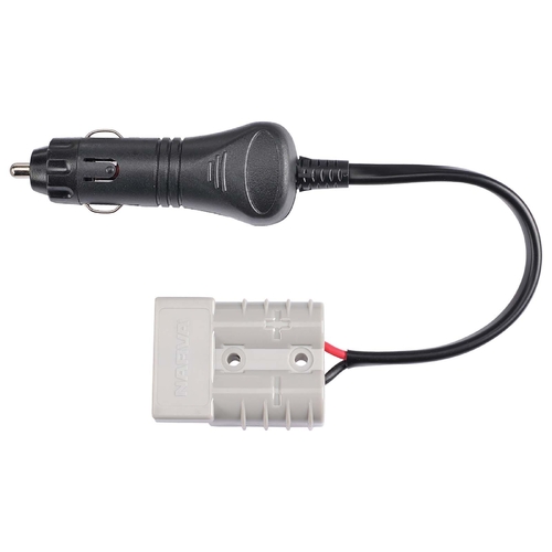 Narva Heavy-Duty Adaptor (Cigarette Lighter Plug to Battery Connector) 81063BL thumbnail