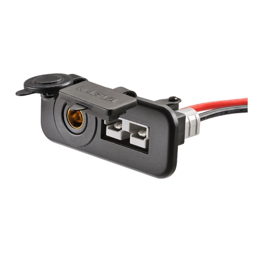 Narva 50A Connector/Merit Twin Hdrv Socket Flush Mount 81147BL thumbnail