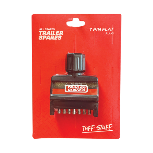 All States Trailer Spares 7 Pin Flat Plug (Male) R4129 thumbnail