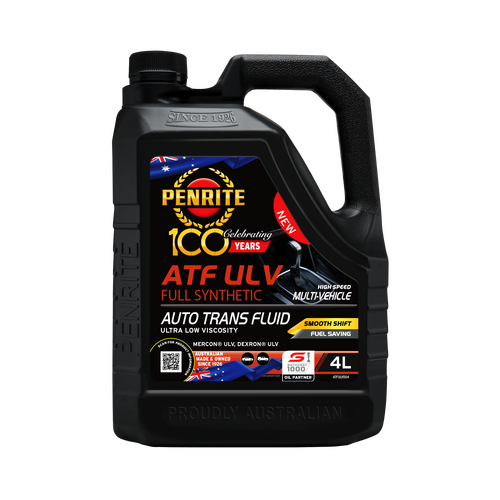 Penrite ATF Multivehicle Ultra Low Viscosity Full Synthetic Trans Fluid 4L ATFULV004 thumbnail