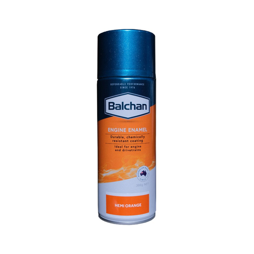 Balchan High-Performance Engine Enamel Paint With Ceramic Hemi Inspired Orange 300g Aerosol BAL102021 thumbnail