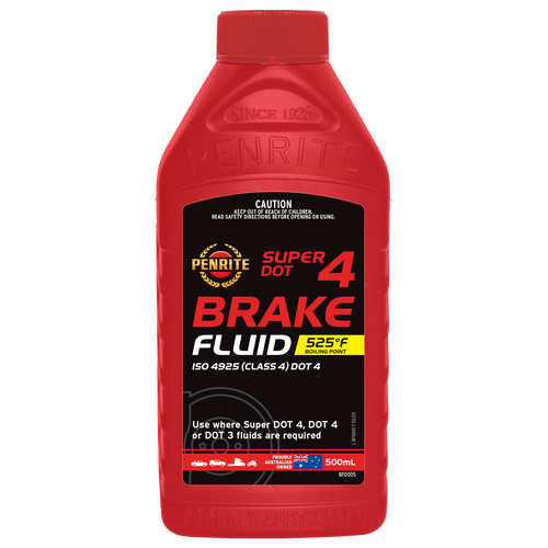 Penrite Brake Fluid Super DOT 4 500mL BF0005 thumbnail