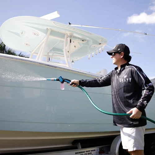 Salty Captain Boat Box With Wash And Flush Musket Salt Wash Engine Flush Rain Repel Marine Screen BUNBBOX1L thumbnail