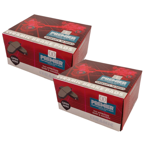 Premier Ceramic Front & Rear Brake Pad Set DB1167 DB1166 CP1167-CP1166 thumbnail