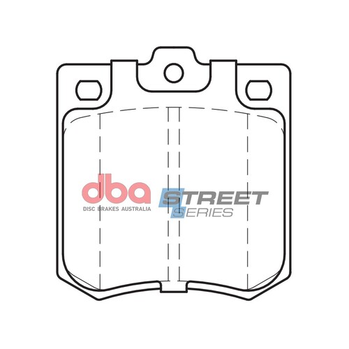 DBA Front Street Series Brake Pads DB1026SS DB1026 thumbnail
