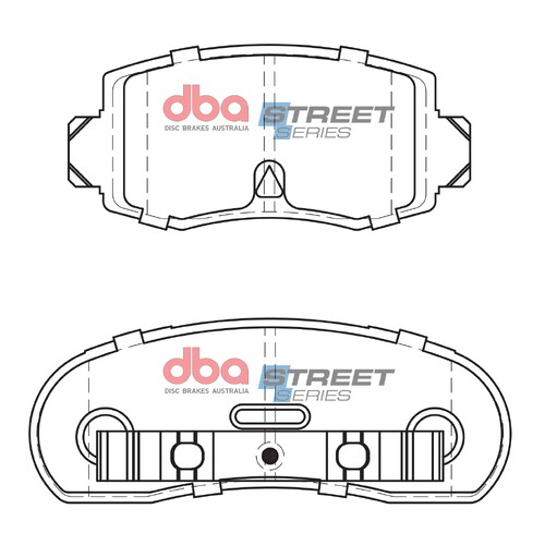 DBA Rear Street Series Brake Pads DB1078SS DB1078 thumbnail