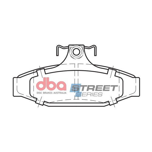 DBA Rear Street Series Brake Pads DB1086SS DB1086 thumbnail