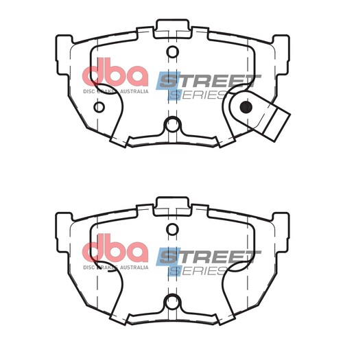 DBA Rear Street Series Brake Pads DB1166SS DB1166 thumbnail