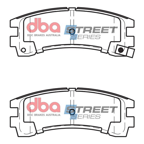 DBA Rear Street Series Brake Pads DB1175SS DB1175 thumbnail