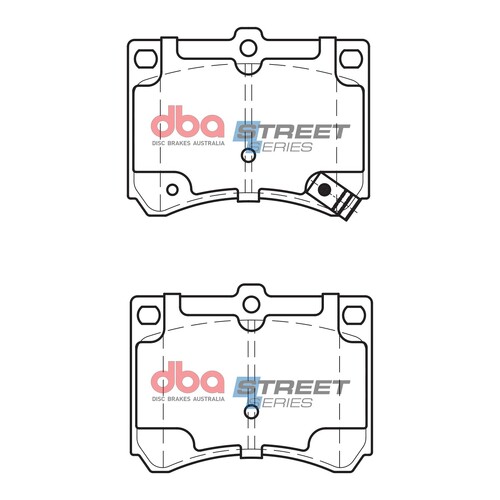 DBA Front Street Series Brake Pads DB1177SS DB1177 thumbnail