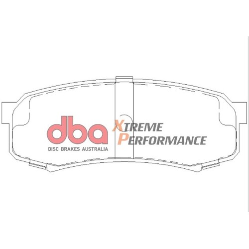 DBA Rear Xtreme Performance Brake Pads DB1200XP DB1200 thumbnail