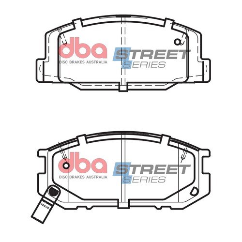DBA Front Street Series Brake Pads DB1208SS DB1208 thumbnail