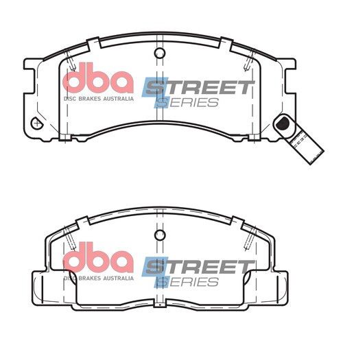 DBA Front Street Series Brake Pads DB1215SS DB1215 thumbnail