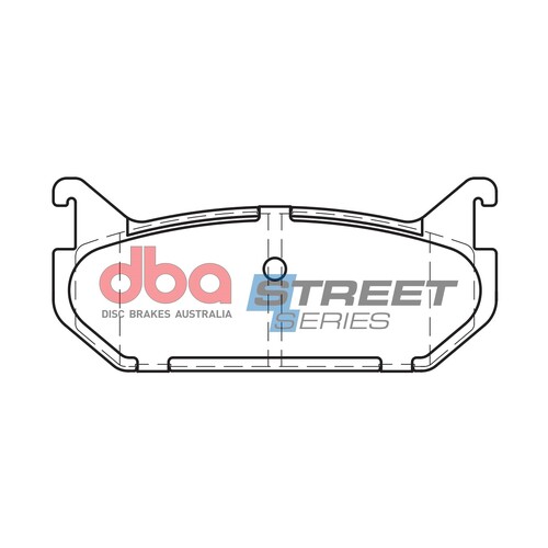 DBA Rear Street Series Brake Pads DB1254SS DB1254 thumbnail