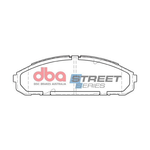 DBA Front Street Series Brake Pads DB1257SS DB1257 thumbnail
