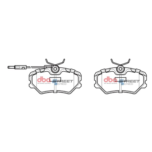 DBA Front Street Series Brake Pads DB1258SS DB1258 thumbnail